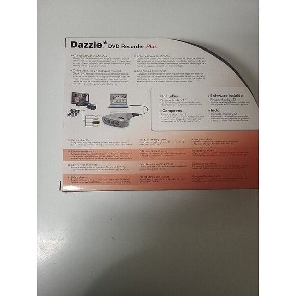 Dazzle DVD Recorder Plus Movie Video Capture w/ Pinnacle Studio - Picture 4 of 7